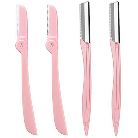 4 stk. Øyenbrynsbarberhøvel Formbar Dunhår Kinn Hårfjerner