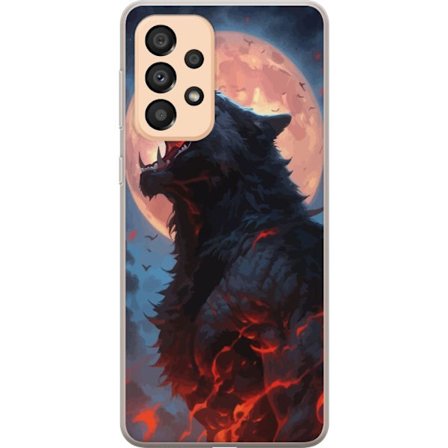 Mobilskal till Samsung Galaxy A33 5G med Ylande varg
