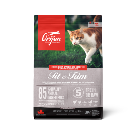 Orijen - Cat Fit & Trim Grain Free - tørrfôr til katter 1,8 kg - Katt - Kattefôr & kattemat - Tørrfôr for katt - ZOO.no