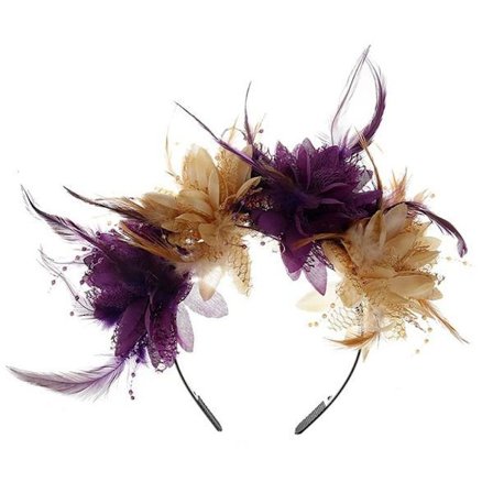 Blompannband Bohemiska Blommor Krans FÄRG 4 FÄRG 4 Färg 4