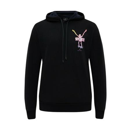 PS By Paul Smith Hoodie with logo Sort, Herre