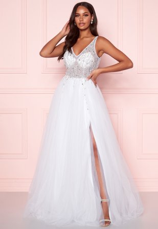 Christian Koehlert - Sparkling Tulle Wedding Dress - Snow White - Kläder - - Bubbleroom