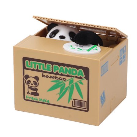 MH-Electronic Panda-possupankki lapsille ja aikuisille - Pan-pannulla