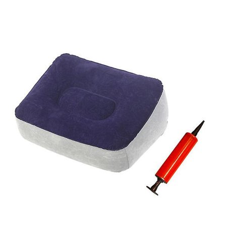 Oppblåsbar fotstøttepute bærbar reisefotstøtte fotstøtte