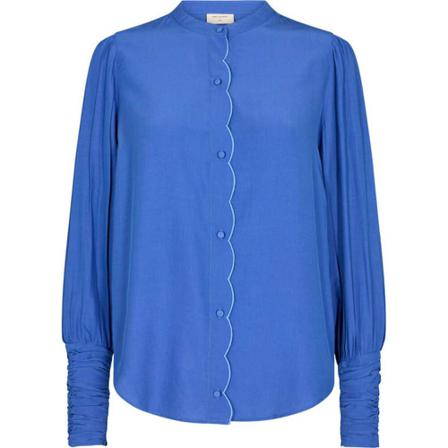 Freequent Fqsweetly blouse amparo blue , Blauw , Dames , Maat: L
