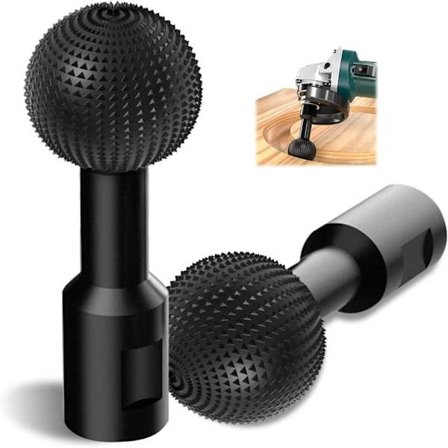 Klotformad träskulpturfräs - Metallskärverktyg Träfräs - 14 mm träskulpturpoleringsbit för - 115/125 vinkelslip