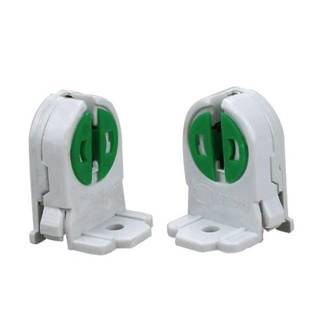 2 st T5 lysrörsuttag med dubbla anslutningar