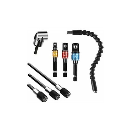 Drill Extension Kit 1Pcs Fleksibel Forlengelse - Skrutrekker og 105