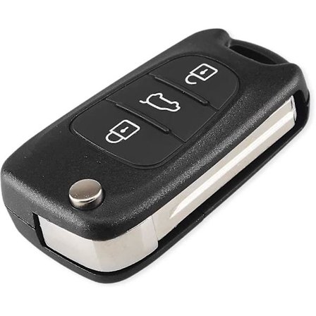Nyckelskal med 3 knappar, ersättning kompatibel med Crday Hyundai I20 I30 I35 Ix20 Ix35