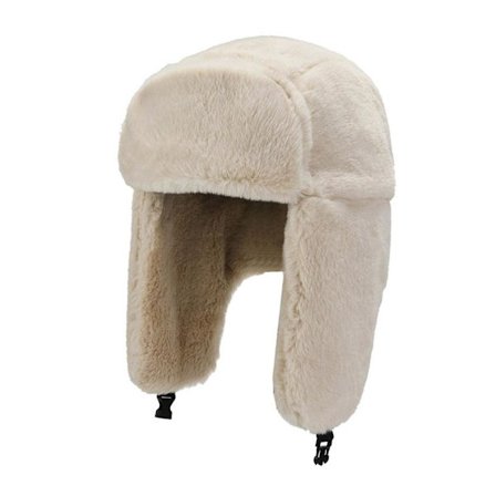 Herre Dame Vinter Varm Hue Vindtæt Lei Feng Hat Udendørs Ridning `ν K5Z8 beige One size