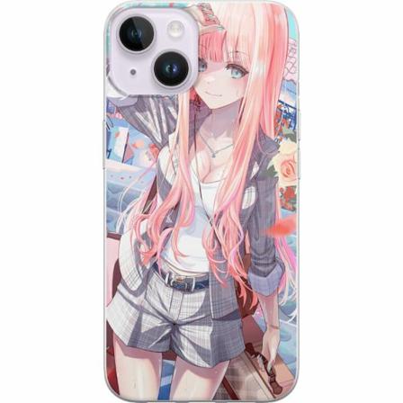 Apple Iphone 14 Plus Mjukt Skal - Anime Girl Cute