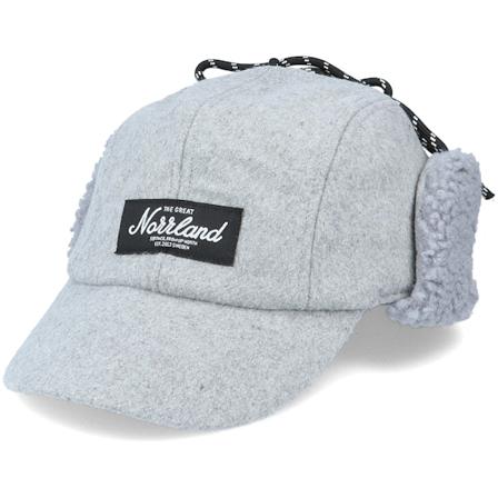 SQRTN - Harmaa earflap Lippis - Luleå Heather Grey Ear Flap @ Hatstore