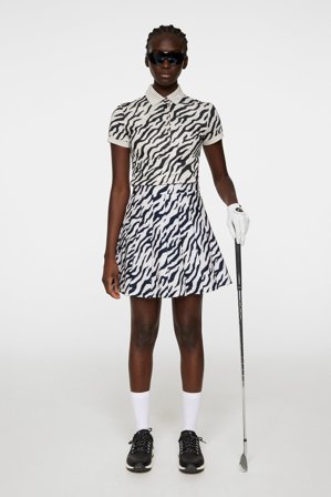 J.Lindeberg - Golf - Adina Print Skirt - Grey - Woman - XS