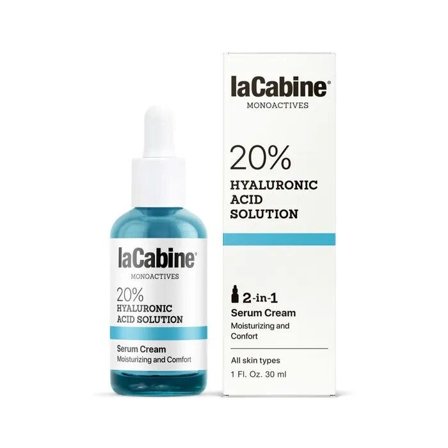 LaCabine 20% Hyaluronic Acid Tecnologia 2 in 1 Siero+Crema Viso