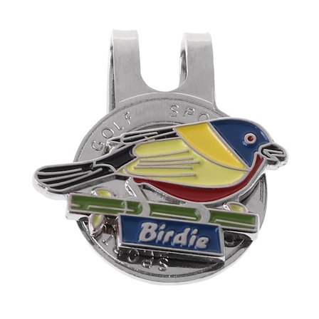 Personlig fugl golfbold markør med magnetisk hat klip Clamp tilbehør gave