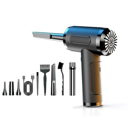 Bärbar komprimerad luft dammare fläkt rengörare USB laddning dator hushåll blåsare rengörare