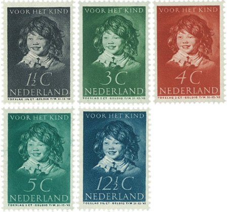 Holland 1937 - NVPH 300-304 - Postfrisk