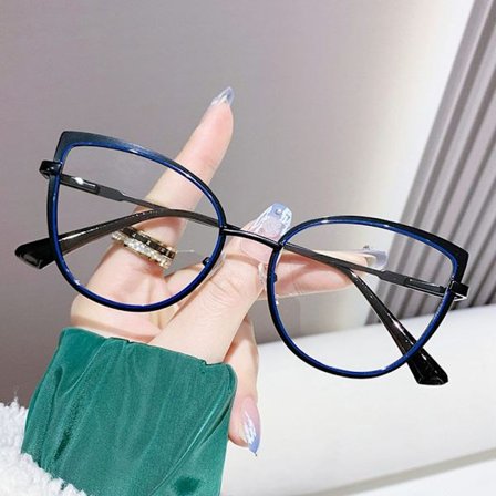 Anti-Blue Light Glasses Neliömäiset silmälasit SININEN