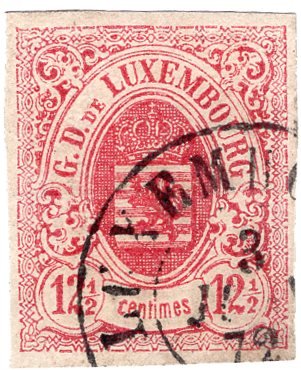 Luxembourg 1859 - MICHEL 7 - Stemplet