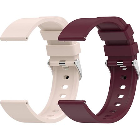 22mm Smartwatch-rem - 2 stk. Silikon Hurtigutløser-remmer, Repla