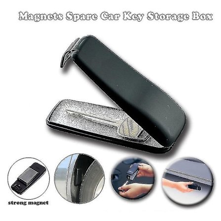 Magnetisk Bilnøgleholderboks Udendørs Gemt Nøgle Sikkerboks Med Magnet Til Hjem Kontor Bil Lastbil Campingvogn Hemmelig Boks