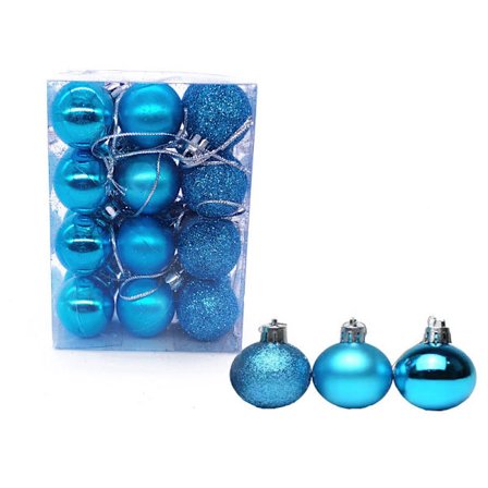 Små Julgranskulor i Plast, Okrossbara Juldekorationer