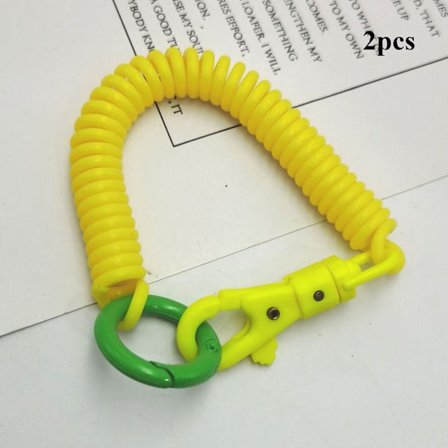 2 st plasttelefon fjäder elastiskt rep 10 10