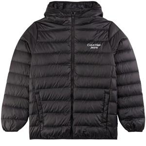 Kids - Calvin Klein Jeans Branded Down Jacket Black 10 Years - Coats and jackets - 10 years - Black