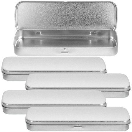 Metal Penalhus, Perfekt Rektangulær Beholder til Studiematerialer