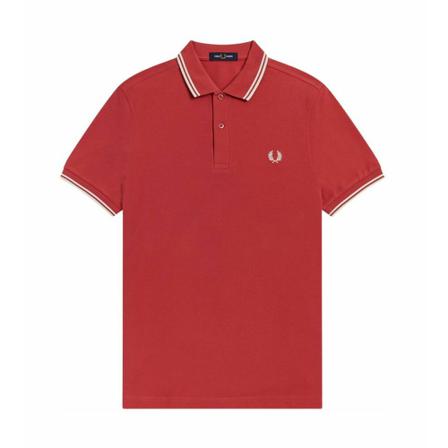 Fred Perry Polo double trim Rød, Dame