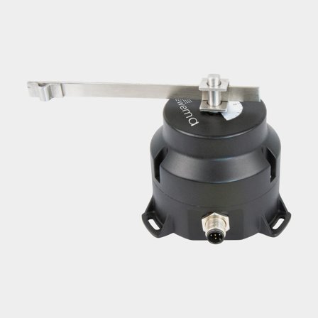 Wema roderlägesgivare NMEA2000 för båt i svart plast och rostfritt stål, underlättar manövrering i hamn och slussar