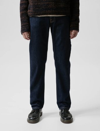 Nudie Jeans Rad Rufus Blue One Wash - Navy - W36 x 30