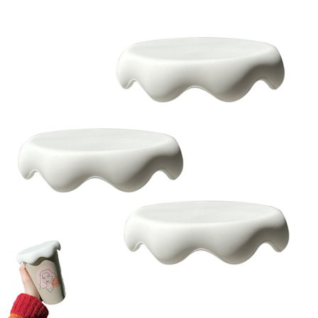 #3 st muggvattenkopp silikonlock - innerdiameter 9,0 cm#