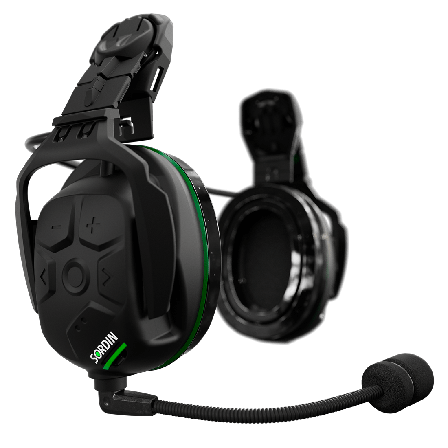 Sordin Sharp Hörselskydd med hjälmfäste & Bluetooth Multipoint, Personligt skydd