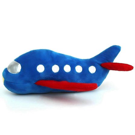 Hunde legetøj med fly og raketter, 61 cm plysset knudelegetøj, bidebestandigt fyldt hundelegetøj til hunde og katte [DB]