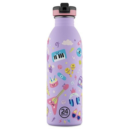 24Bottles Urban Bottle Music Friends 500 ml, Sport & Velvære, Drikkedunke & Shakers, Drikkedunke