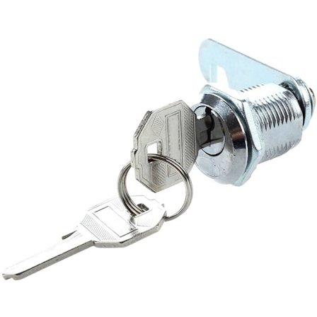 Sylinterikameralukko postilaatikon laatikkoon 20mm + 2 avainta