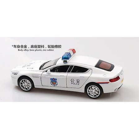 1:32 Toy Car Astonmartin Police Metal Toy Alloy Car Diecasts & To
