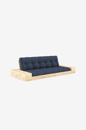 Karup Design - Base Bäddsoffa m. 2 sidolådor Tre sittplatser - Blå - Bäddsoffor - Från Homeroom