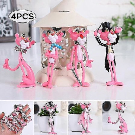 Pink Panther - söpö hahmo lelu anime PVC action figure lelujen kokoelmaan