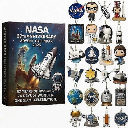 Julkalender 2025 Full-Style Akryldekoration