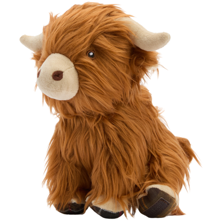 Barbour Dog Highland Cow Toy Brown/classic