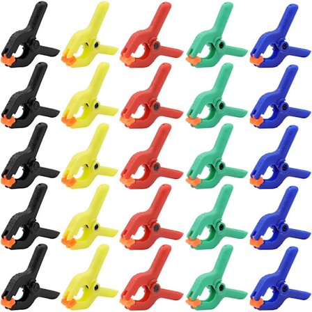 25 stycken 2" klämmor, arbetsklämmor för fotostudio, träbearbetning