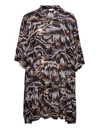 Kcerin Ami Dress Patterned Kaffe Curve