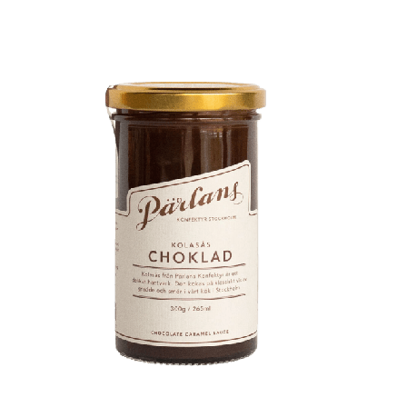 Pärlans kolasås CHOKLAD glasburk Skafferi & torrvaror ONESIZE