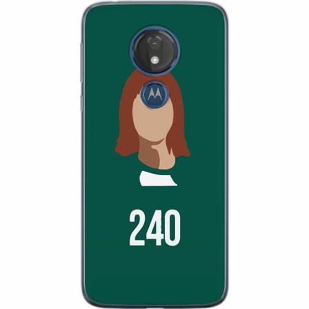 Motorola Moto G7 Power Genomskinligt Skal Squid Game