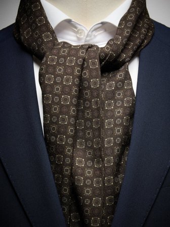 John Henric Men's Brauner Schal Size Onesize