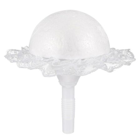 1 Set Hääkimpputeline Morsiamen Kukka Vaahto Pitsi Kahva Kimppu Teline Kukka-asetelma Häärekvisiitta