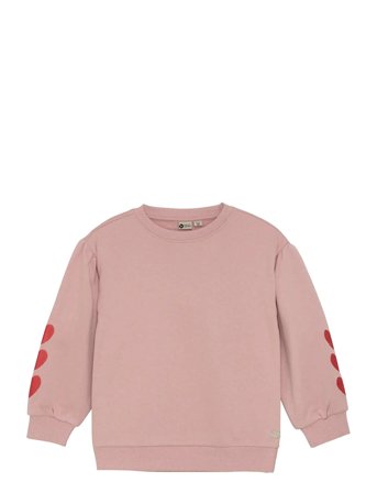 Sweater Heart Embroidery Pink Daily 7