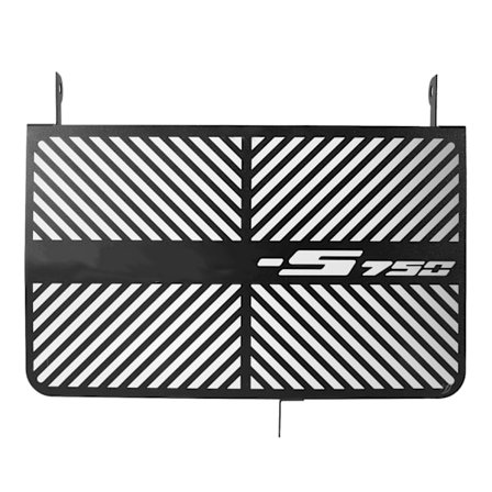 Motorcykel Kylargaller Svart Säkerhetsskydd Vattentank Nät Skydd Passar för SUZUK GSX‐S750 15‐17